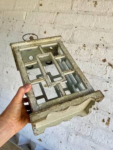 Farol Rústico De Madera