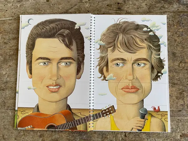 Libro Famous Faces Norman De Messenger - Singapur 1995