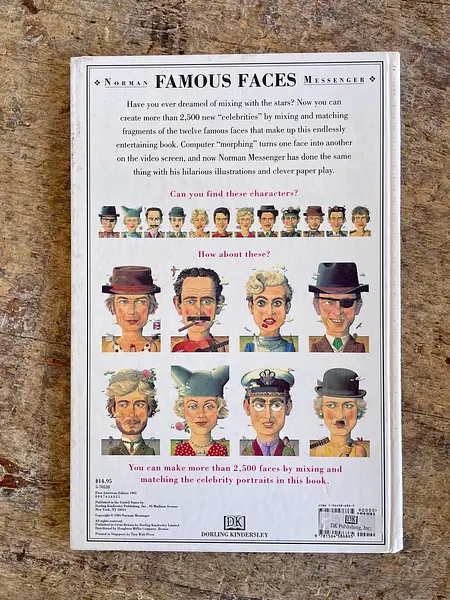Libro Famous Faces Norman De Messenger - Singapur 1995