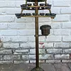 Candelabro De Iglesia En Bronce - 1920