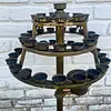 Candelabro De Iglesia En Bronce - 1920