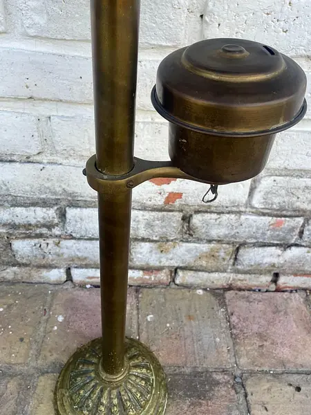 Candelabro De Iglesia En Bronce - 1920