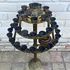 Candelabro De Iglesia En Bronce - 1920