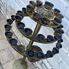 Candelabro De Iglesia En Bronce - 1920
