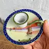 Candelero De Porcelana Pintado A Mano - Nipon 1891 A 1921