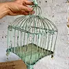 Jaula Con Pájaro En La Cúspide Y Base Con Garras