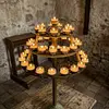 Candelabro De Iglesia En Bronce - 1920