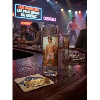 Vaso De Vidrio Club 281 Montreal - Canadá 1980