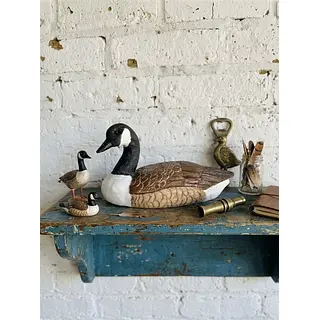 Pato Madera Tallada Canadiense Goose - U.S.A. 1990