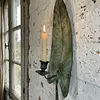 Candelabro De Pared En Forma De Hoja