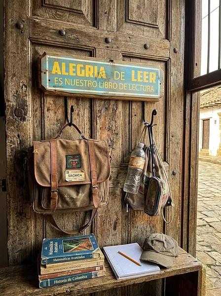 Perchero Alegría De Leer 2 Colgadores