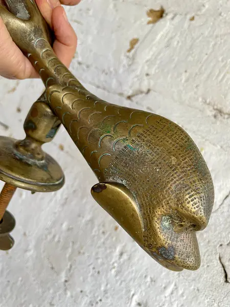Aldaba En Forma De Pez - Malta 1890 - 1900