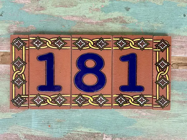 Números Y Letras Individuales 12,5 X 7 Cm.