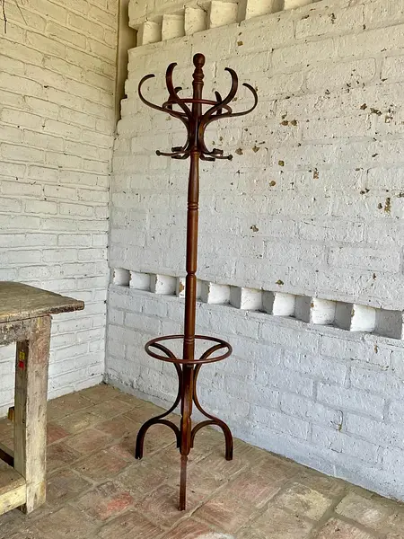 Perchero De Piso Estilo Thonet Con Paragüero - Taiwan 1970