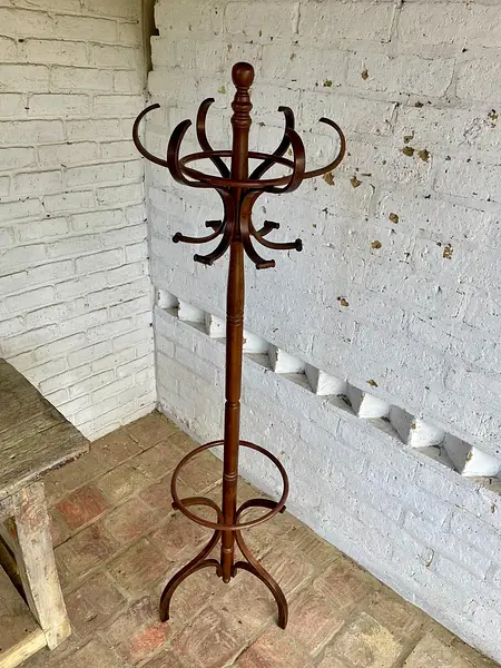 Perchero De Piso Estilo Thonet Con Paragüero - Taiwan 1970