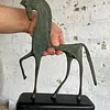 Caballo Etrusco Con Pátina Verde - U.S.A. 1960