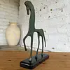 Caballo Etrusco Con Pátina Verde - U.S.A. 1960