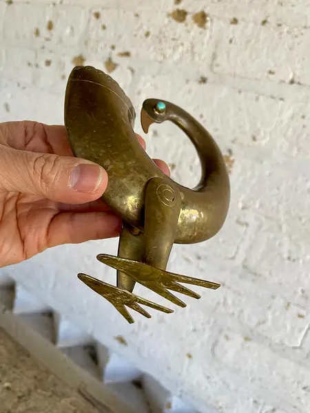 Escultura De Pájaro Del Taller Tinta - Ecuador 1960