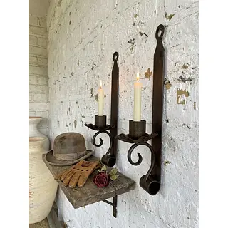 Pareja De Candelabros De Pared
