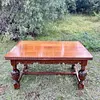 Mesa Extensible De Roble Macizo - Inglaterra 1900