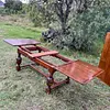 Mesa Extensible De Roble Macizo - Inglaterra 1900