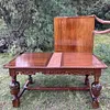 Mesa Extensible De Roble Macizo - Inglaterra 1900