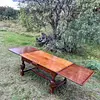 Mesa Extensible De Roble Macizo - Inglaterra 1900
