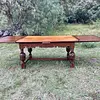 Mesa Extensible De Roble Macizo - Inglaterra 1900