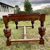 Mesa Extensible De Roble Macizo - Inglaterra 1900
