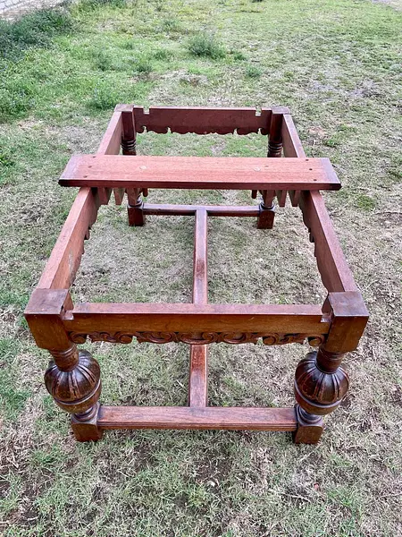 Mesa Extensible De Roble Macizo - Inglaterra 1900