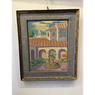 Cuadro De Estilo Costumbrista Del Maestro Acuña 1981
