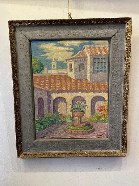 Cuadro De Estilo Costumbrista Del Maestro Acuña 1981