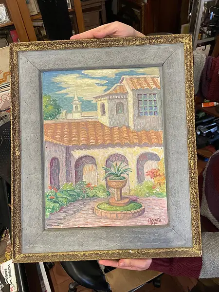 Cuadro De Estilo Costumbrista Del Maestro Acuña 1981