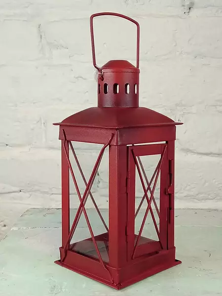 Farol Rojo Estilo Tren