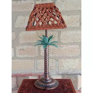 Porta Vela Palmera Metálica Caperuza De Ratán - China 2000