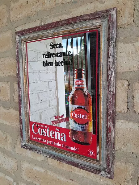 Espejo Cerveza Costeña 1980