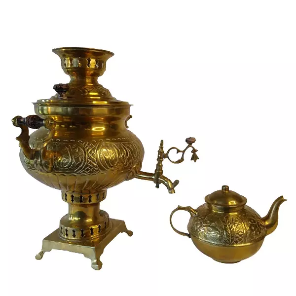 Tetera De Samovar Turca Siglo Xix