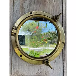 Escotilla De Velero Con Espejo - India 1960