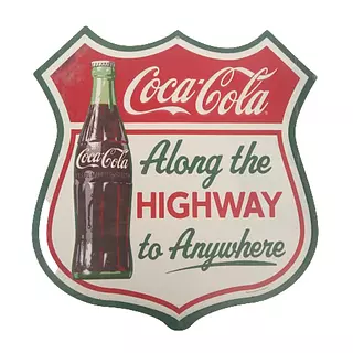 Escudo Cocacola De Latón