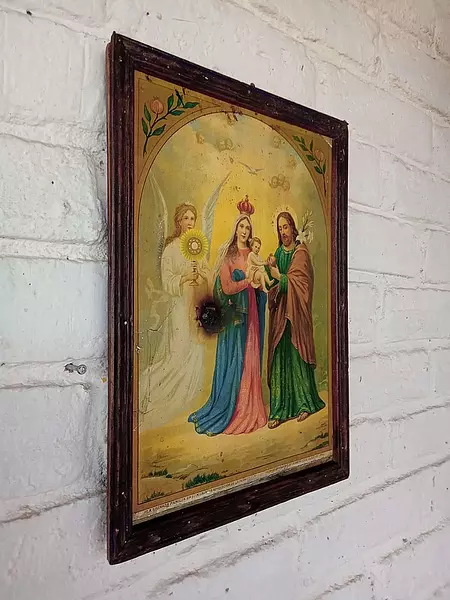 Icono Boyacense Virgen De La Peña