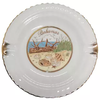 Cenicero De Porcelana Bahamas 1980