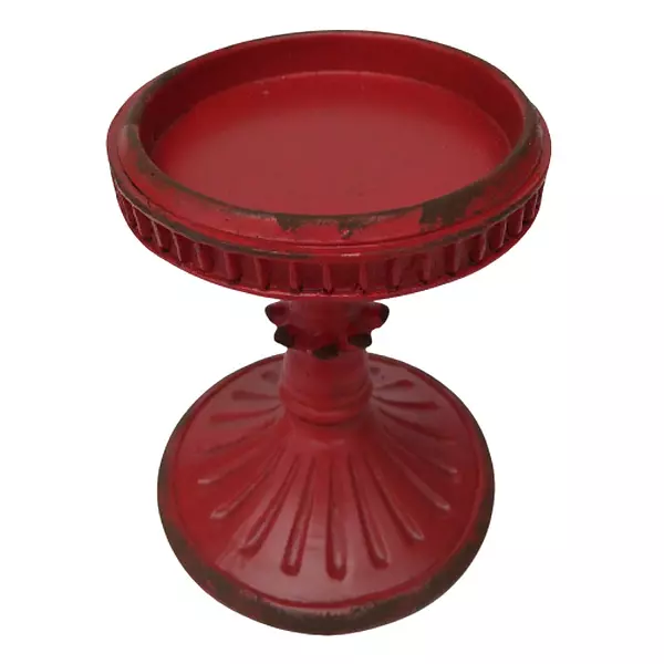 Candelabro Retro Rojo