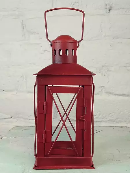 Farol Rojo Estilo Tren