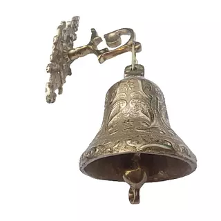 Campana Sonora Con Soporte De Bronce Hecha En Boyacá