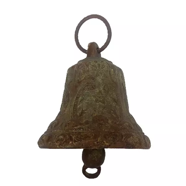 Campana Bronce Capilla Patinada Mediana