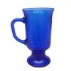 Mug Vidrio Azul