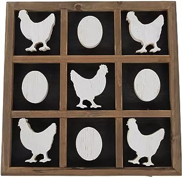 Triqui Juego De Mesa Gallinas Y Huevos Tic Tac Toe