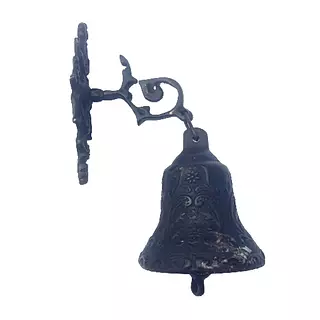 Campana Sonora De Bronce Pequeña Con Soporte