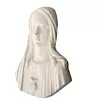 Escultura Italiana De Alabastro Inmaculado Corazón De María